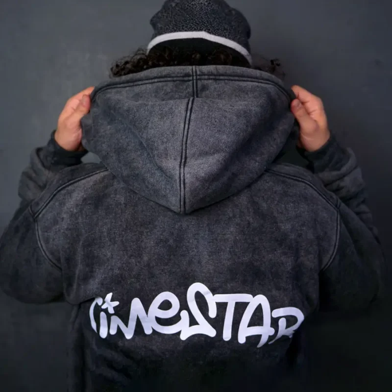 Hoodie Dark Washed – Image 3